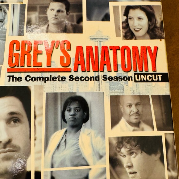 Grey's Anatomy The Complete Second Season Uncut Six Discs Episodes 1 -27 - Picture 3 of 9